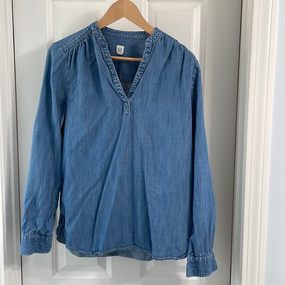GAP _ Drapey popover - medium indigo - HOL19 - Size Small Tall